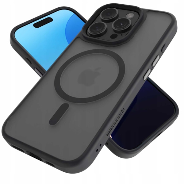 Spacecase Case Hybrid Cover Magnetic För Iphone 16 Pro Black