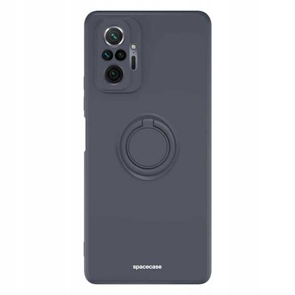 Spacecase Silikonecase Ring För Xiaomi Redmi Note 10 Pro Black