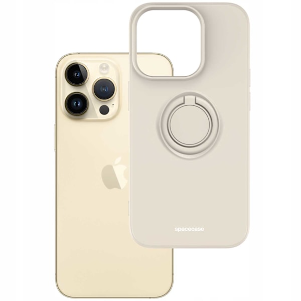 Spacecase Silikonecase Ring För Iphone 14 Pro Benskydd