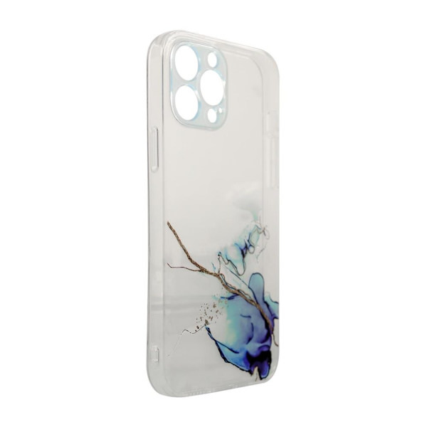 Marble Case-deksel til Xiaomi Redmi Note 11, gel-skall, marmorblå