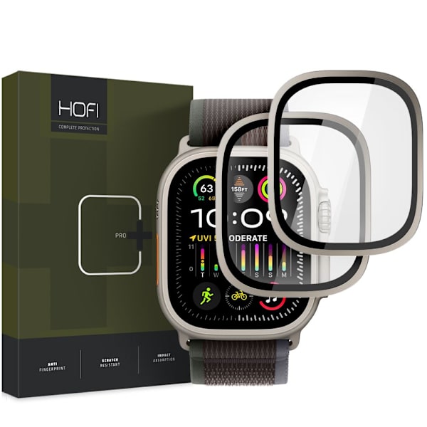 HÆRDET GLAS HOFI GLASRING 2-PAK APPLE WATCH ULTRA 1/2 (49 MM) TITANIUM