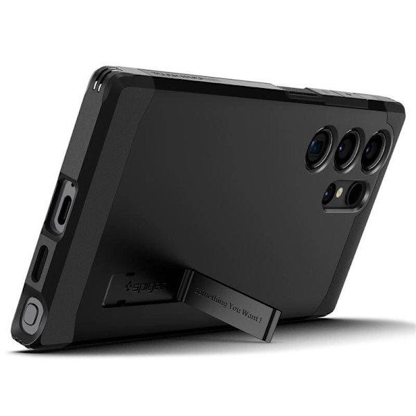 Spigen Tough Armor MagSafe-deksel til Samsung Galaxy S24 Ultra - Svart