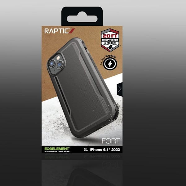 RAPTIC X-DORIA CASE MED MAGSAFE TIL IPHONE 14 SORT