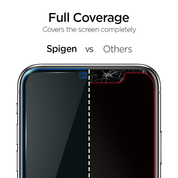 HÆRDET GLAS SPIGEN ALM GLAS FC IPHONE 11 SORT