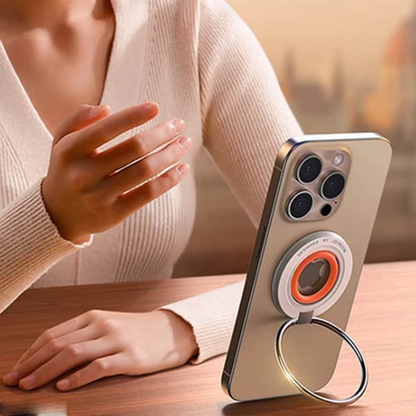 JOYROOM MAGNETISK RINGHOLDER TELEFON/CASE ORANGE