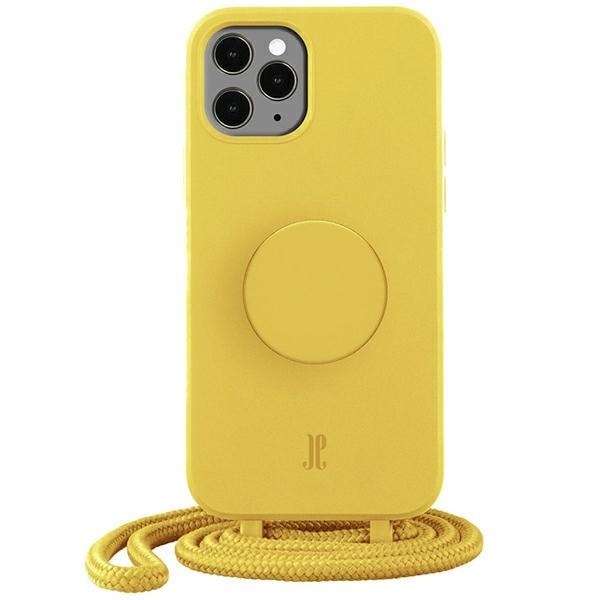 JE PopGrip iPhone 11 Pro-fodral 5,8" gul/kanintass 30052 (Just Elegance)