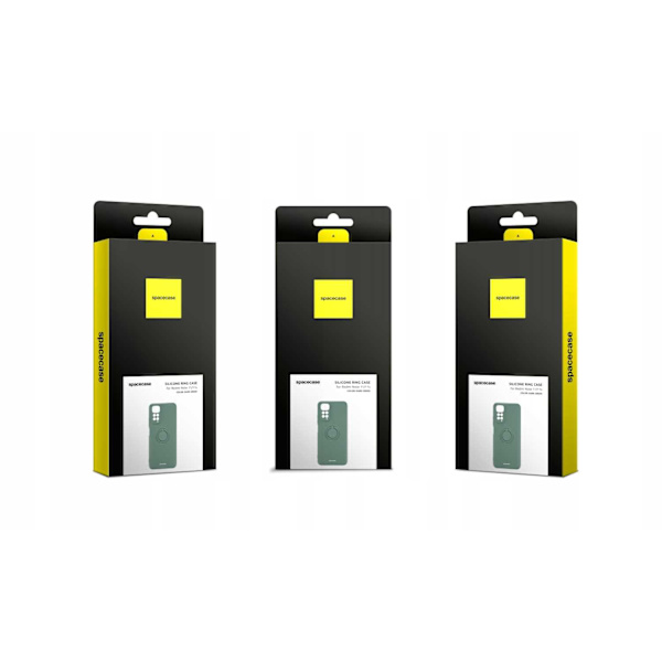 Spacecase Silikonecase Ring För Xiaomi Redmi Note 11 11S Green