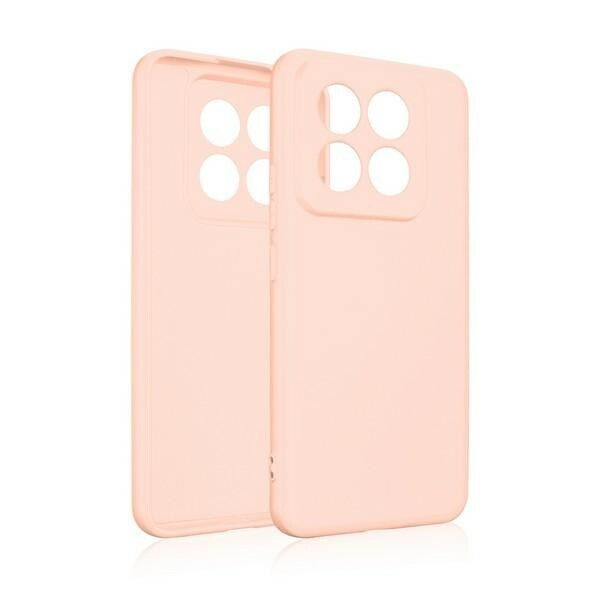Beline Silikonfodral Xiaomi 14 Pro rosa-guld/roséguld
