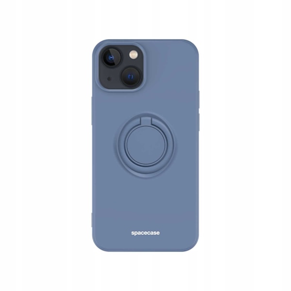 Spacecase Silikon Ringfodral För Iphone 13 Mini Blåt Skydd