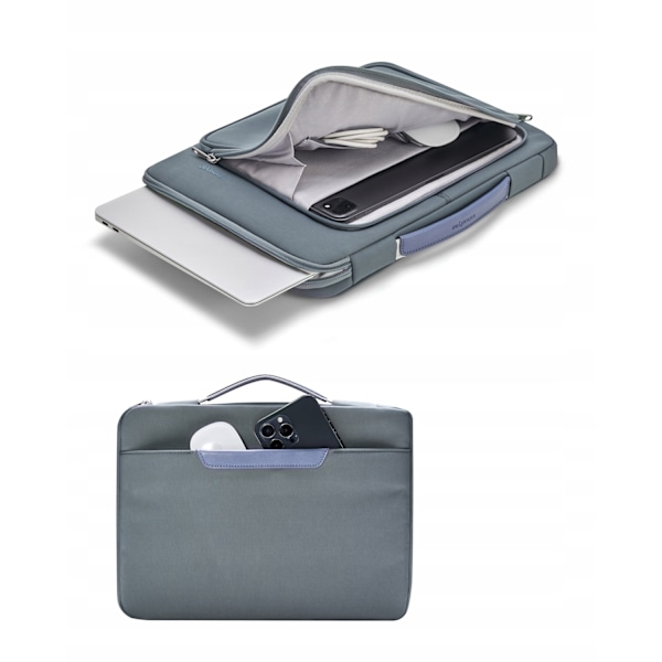 INNOSTYLE LAPTOPVÄSKA 13" VATTENTÄTT FODRAL OMNIPROTECT GRÅ