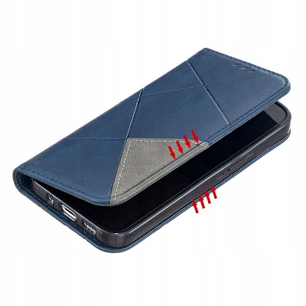 Zaps Fodral Origami Skal För Iphone 12 Mini Blå