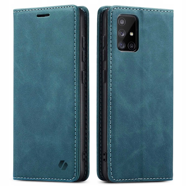 Spacecase-Fodral Pålånkskydd För Samsung Galaxy A71 Blue