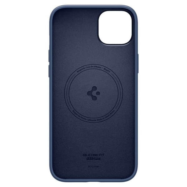 SPIGEN SILIKONE FIT MAG MAGSAFE IPHONE 14 PLUS NAVY BLÅ