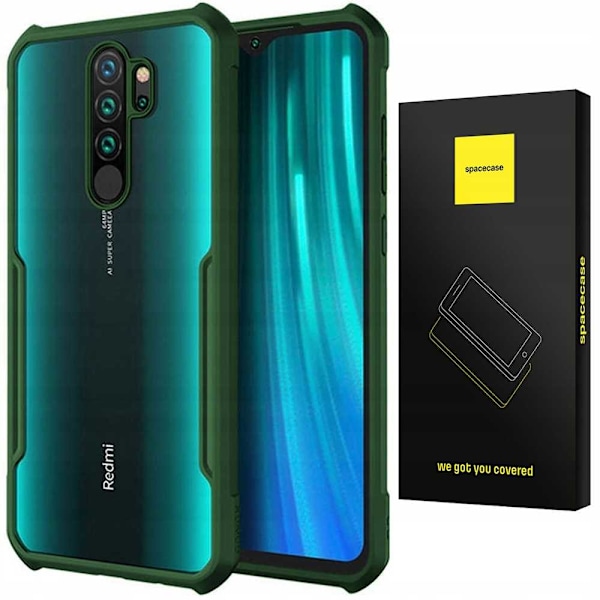 Spacecase Case Cover Till Xiaomi Redmi Note 8 Pro Green