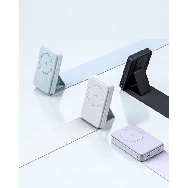 INNOSTYLE POWERMAG 2IN1 SNABB INDUKTION POWERBANK FÖR MAGSAFE 10000MAH STATIV SVART