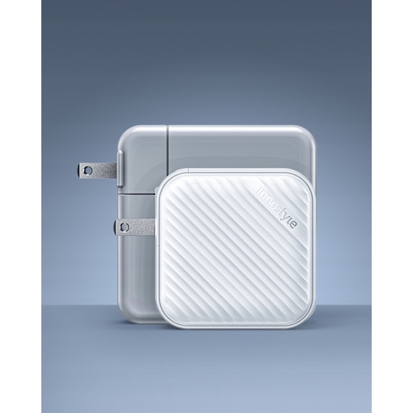 INNOSTYLE SUPER CUBE POWERFUL FAST CHARGER GAN TRAVEL EU US UK AU 4X USB USB-C 100W WHITE