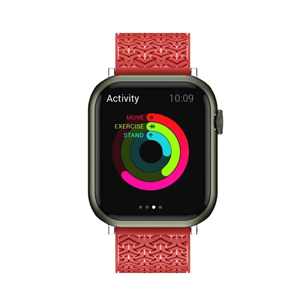 Klokkebånd Y-bånd for Apple Watch 7 / 6 / 5 / 4 / 3 / 2 / SE (41 / 40 / 38 mm) klokkearmbånd rødt