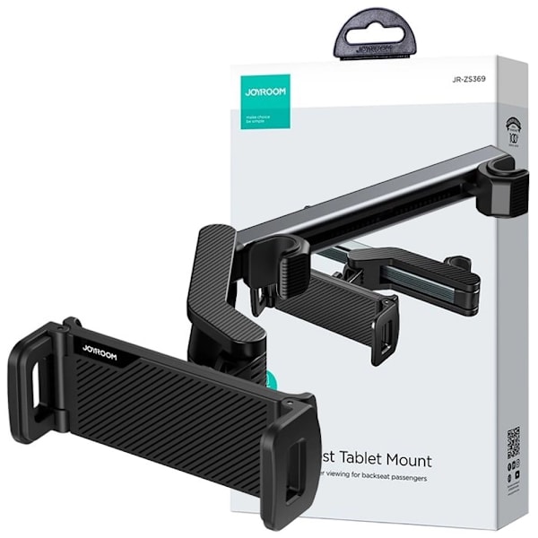 JOYROOM JR-ZS369 TABLETHOLDER TIL BIL NAKKESTØTTE - SORT