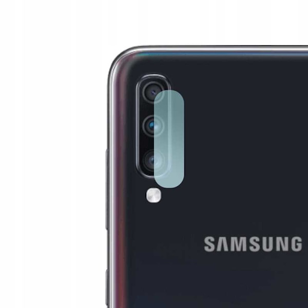 Rymdfodral Härdat Glas För Samsung Galaxy A70 Linsskydd