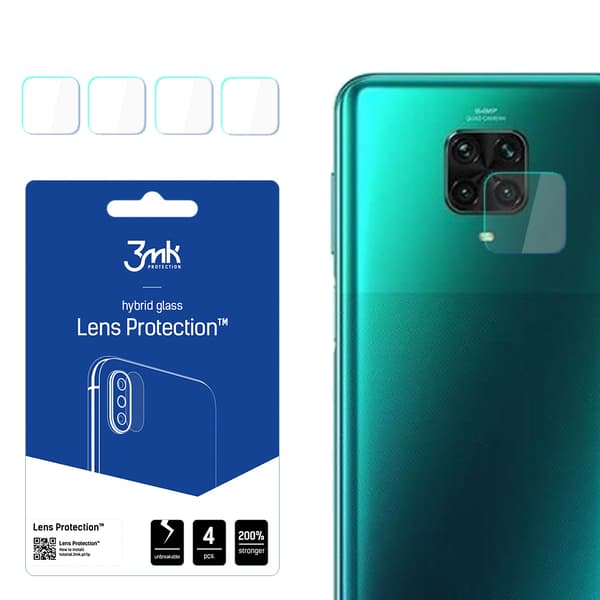 XIAOMI REDMI NOTE 9 PRO 4G - 3MK OBJEKTIVBESKYTTELSE