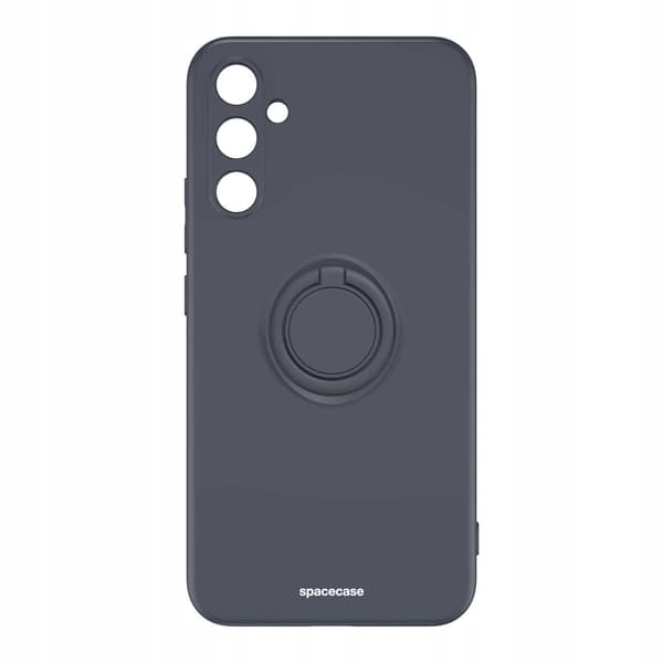 Spacecase Silikon Ringfodral För Samsung Galaxy A34 5G Svart