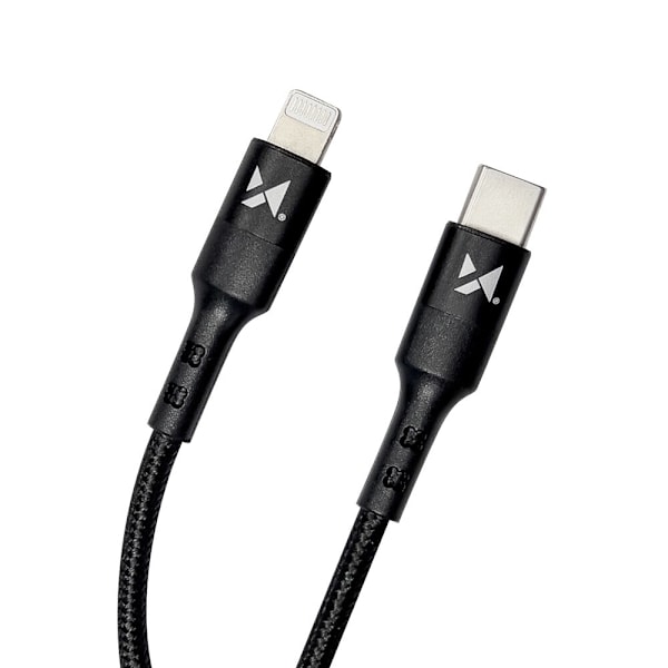 Wozinsky USB Type C - Lightning Power Delivery-kabel 18W 2m svart (WUC-PD-CL2B)