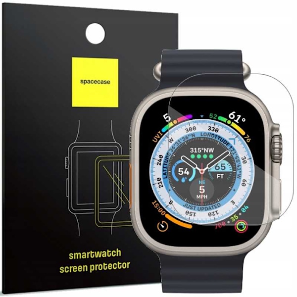 Spacecase Härdat Glas 2.5D För Apple Watch Ultra 49Mm Skärmskydd