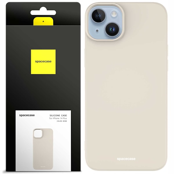 Spacecase Silikonfodral För Iphone 14 Plus Benskydd