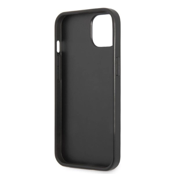 KARL LAGERFELD SAFFIANO PLAQUE COVER TIL IPHONE 13 MINI - SORT