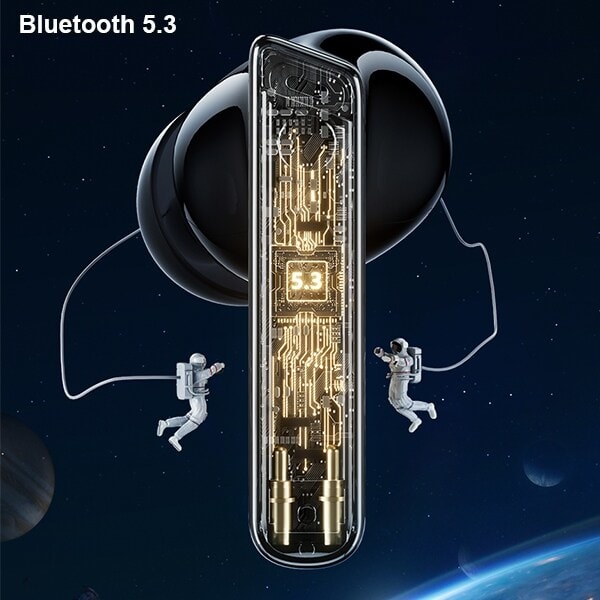 AWEI Bluetooth 5.3 T52 Pro2 TWS hörlurar + dockningsstation svart/svart