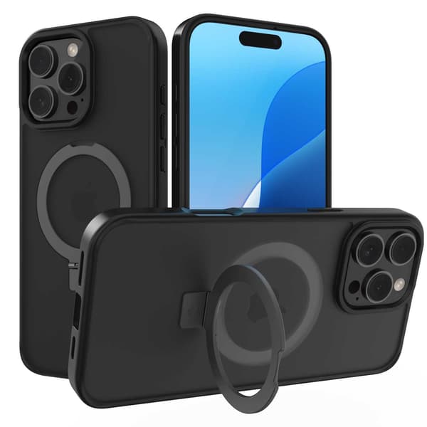 Spacecase Case Cover För Iphone 16 Pro Max För Magsafe Black