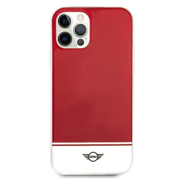Mini MIHCP12LPCUBIRE iPhone 12 Pro Max 6,7" rött/rött hårt fodral Stripe Collection