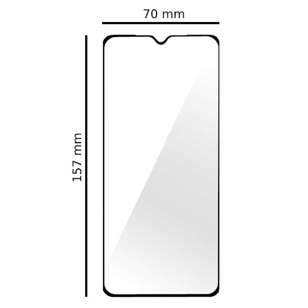 Spacecase 5D Härdat Glas För Motorola G10 G30 Skärmskydd