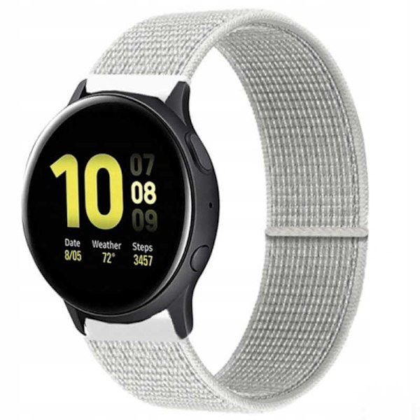 Spacecase Klorrem Sc Nylon-Rem 20Mm Vit För Smartwatch
