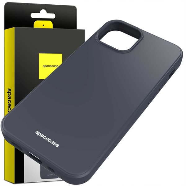 Spacecase Silikonfodral För Iphone 13 Mini Svart Skydd