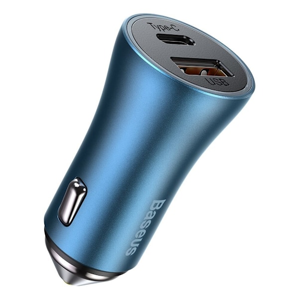 BASEUS BILLADER USB 40 W USB TYPE C-KABEL - SALMAN BLÅ