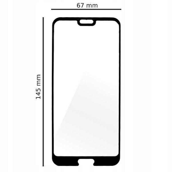 Spacecase 5D Härdat Glas För Huawei P20 P30 P40 Skydd