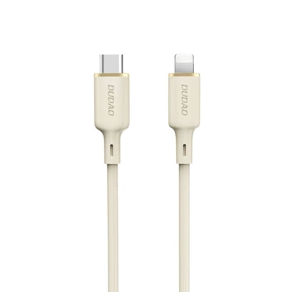 Dudao L7SCL USB-C - Lightning 30W 2m kabel - beige