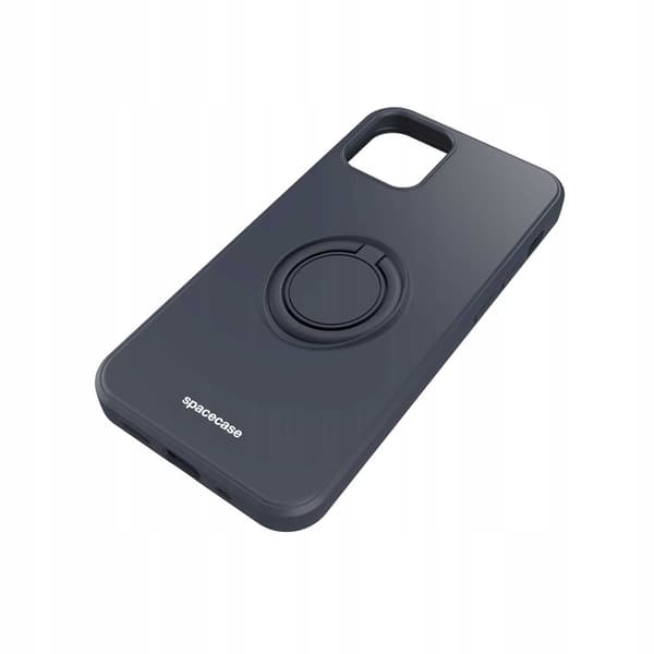 Spacecase Silikon Case Ring För Iphone 12 Mini Svart Skydd