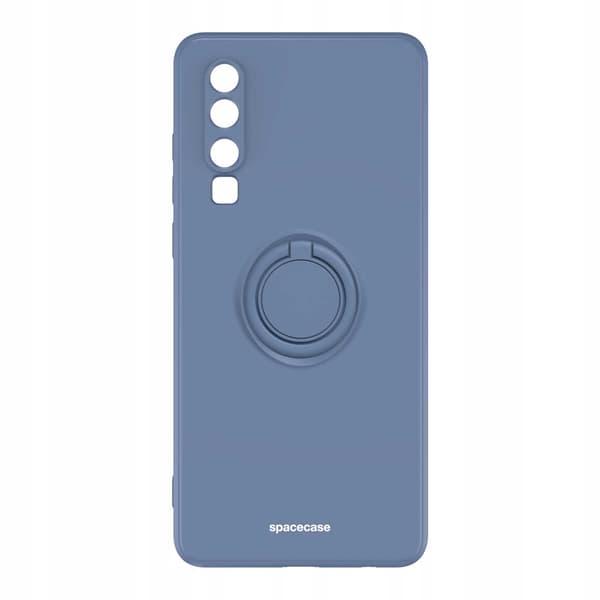 Spacecase Silikon Ringfodral Till Huawei P30 Blåt Väska