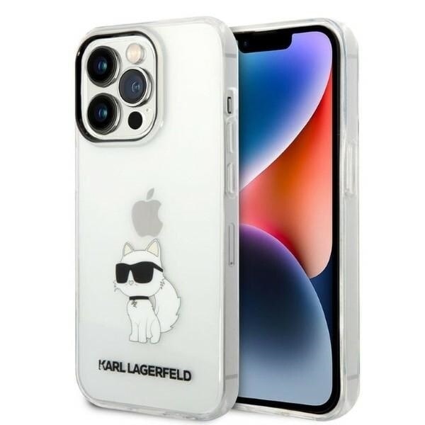 KARL LAGERFELD IKONIK CHOUPETTE ETUI TIL IPHONE 14 PRO MAX - GENNEMSIGTIG