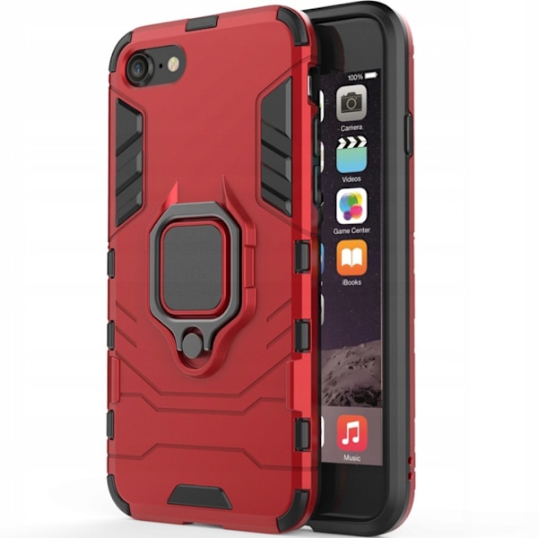 Spacecase X-Ring Fodral För Iphone 7 8 Se 2020 Fodral Rött
