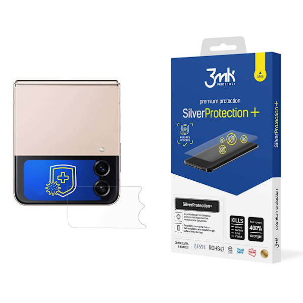 SAMSUNG GALAXY Z FLIP4 (FRONT) - 3MK SILVERPROTECTION+
