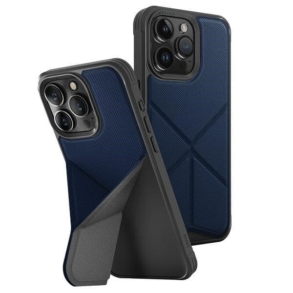 UNIQ-deksel Transforma iPhone 15 Pro 6.1 Magclick Lader blå/elektrisk blå
