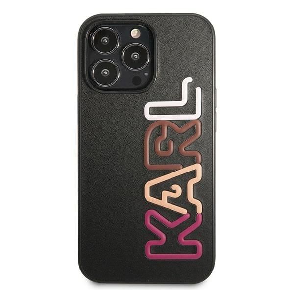KARL LAGERFELD MULTIPINK BRAND COVER TIL IPHONE 13 PRO / IPHONE 13 - SORT