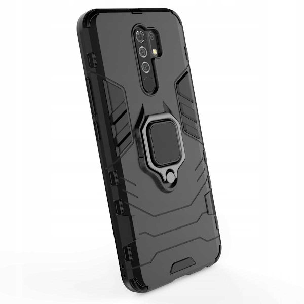 Spacecase Case Cover Till Xiaomi Redmi 9 Sc X-Ring Svart