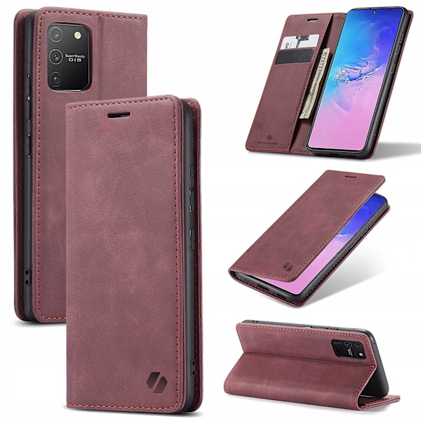 Spacecase Case Pålbockskydd För Samsung Galaxy S10 Lite Röd