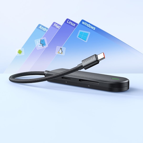 MCDODO ADAPTERHUB USB-C SPLITTER 3X USB SD/TF
