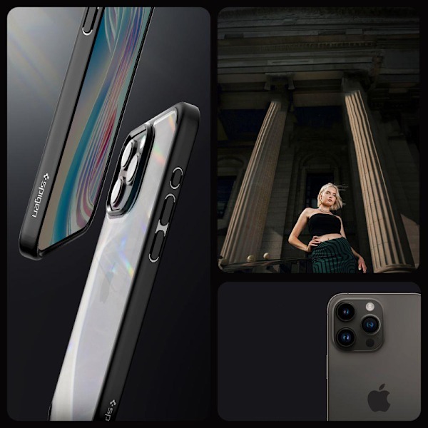 SPIGEN ULTRA HYBRID IPHONE 15 PRO FROST SORT