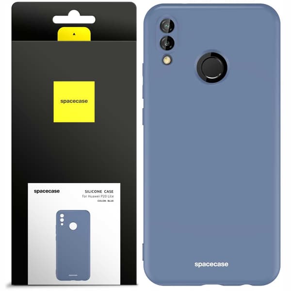 Spacecase Silikonfodral För Huawei P20 Lite Blå